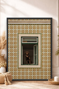 HOMEPACK Ahşap Çerçeveli Tablo Çerçeveli Poster Sanatsal Modern Duvar Dekoru BEK-8438