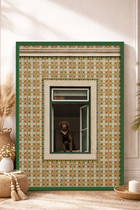 HOMEPACK Ahşap Çerçeveli Tablo Çerçeveli Poster Sanatsal Modern Duvar Dekoru BEK-8438