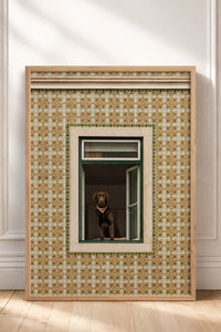 HOMEPACK Ahşap Çerçeveli Tablo Çerçeveli Poster Sanatsal Modern Duvar Dekoru BEK-8438
