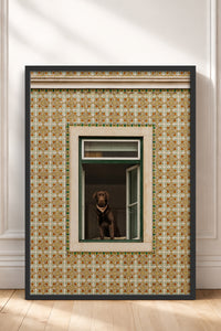 HOMEPACK Ahşap Çerçeveli Tablo Çerçeveli Poster Sanatsal Modern Duvar Dekoru BEK-8438