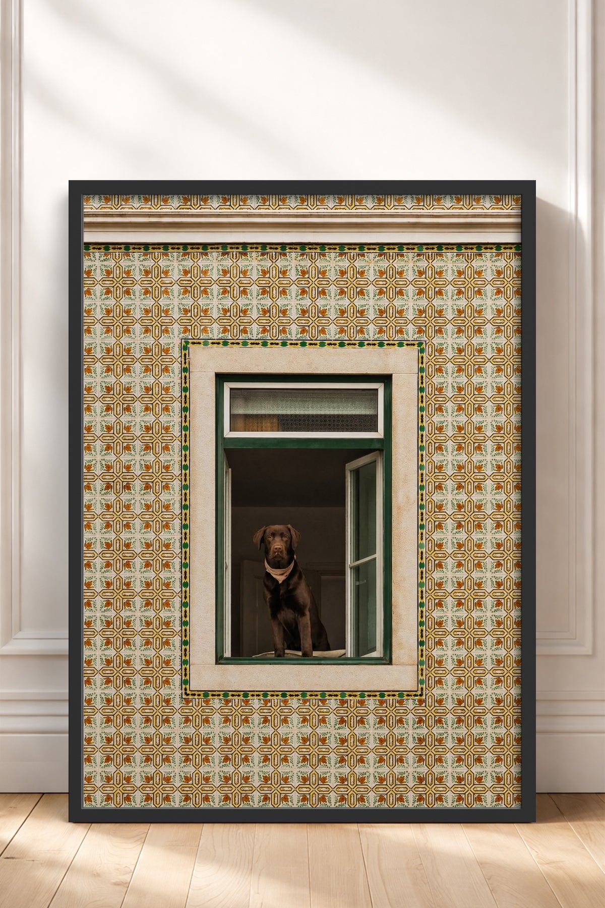 HOMEPACK Ahşap Çerçeveli Tablo Çerçeveli Poster Sanatsal Modern Duvar Dekoru BEK-8438