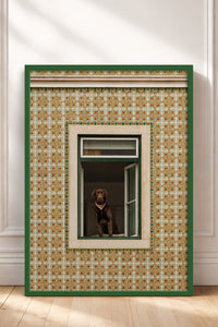HOMEPACK Ahşap Çerçeveli Tablo Çerçeveli Poster Sanatsal Modern Duvar Dekoru BEK-8438