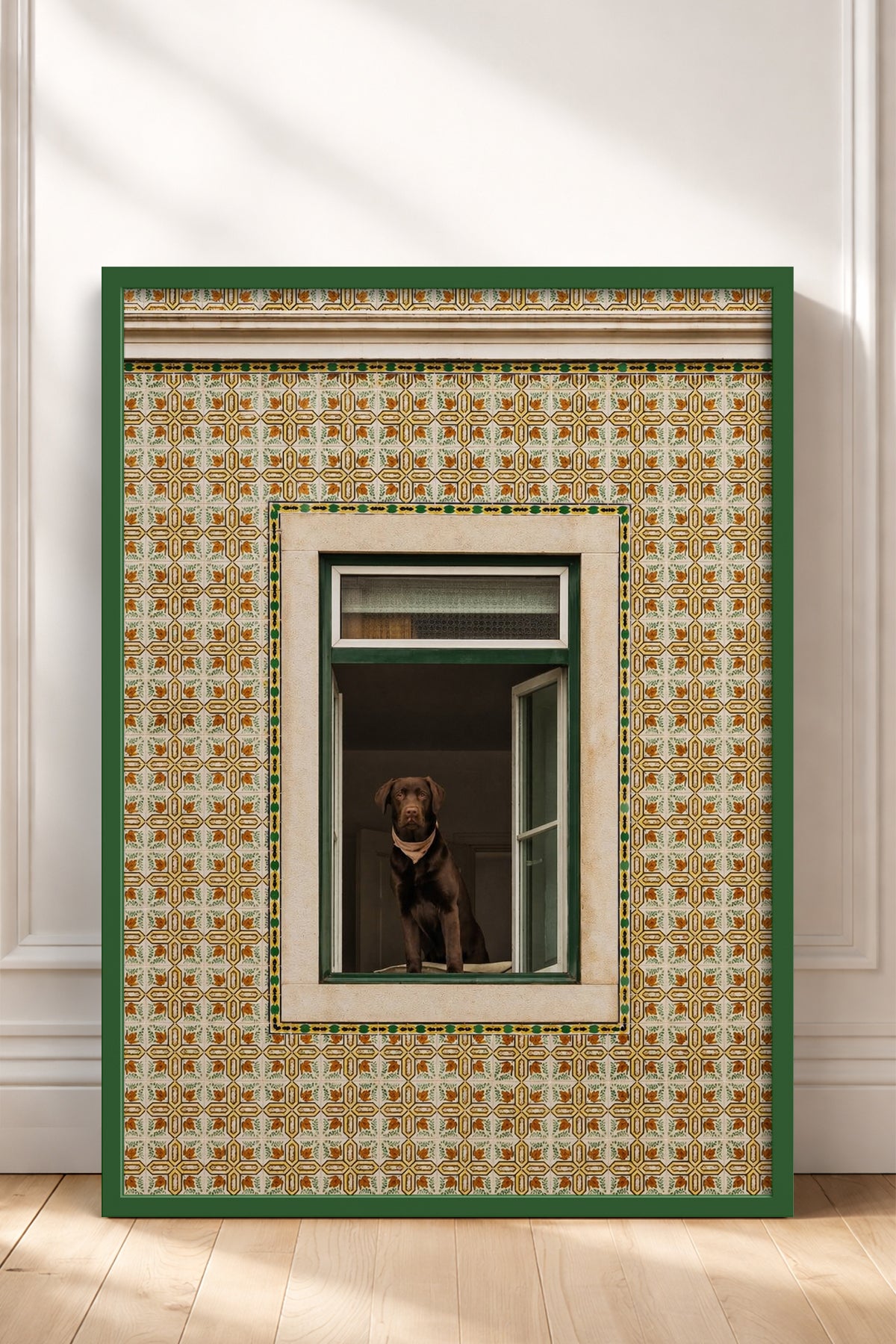 HOMEPACK Ahşap Çerçeveli Tablo Çerçeveli Poster Sanatsal Modern Duvar Dekoru BEK-8438