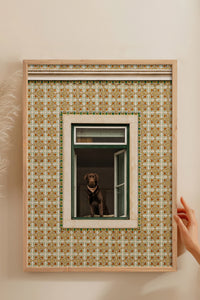 HOMEPACK Ahşap Çerçeveli Tablo Çerçeveli Poster Sanatsal Modern Duvar Dekoru BEK-8438