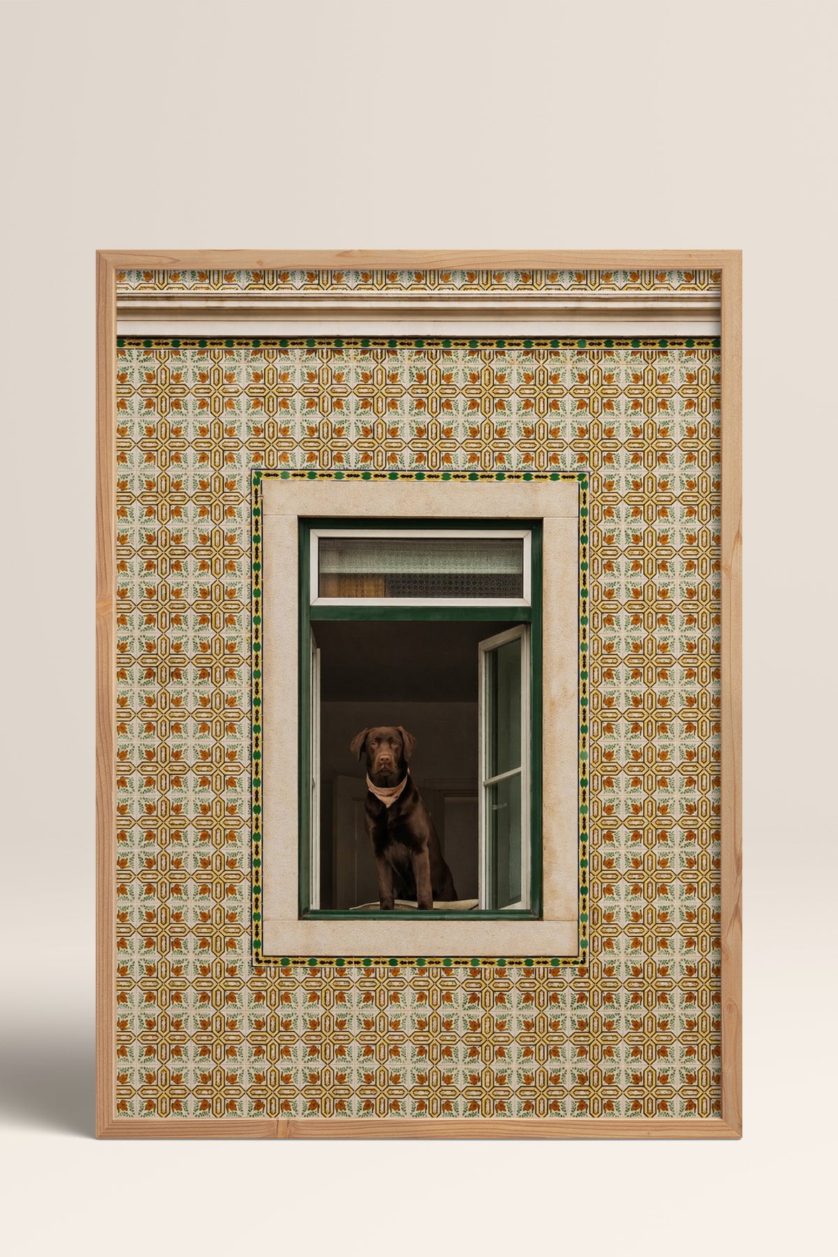 HOMEPACK Ahşap Çerçeveli Tablo Çerçeveli Poster Sanatsal Modern Duvar Dekoru BEK-8438