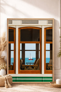HOMEPACK Ahşap Çerçeveli Tablo Çerçeveli Poster Sanatsal Modern Duvar Dekoru BEK-8439