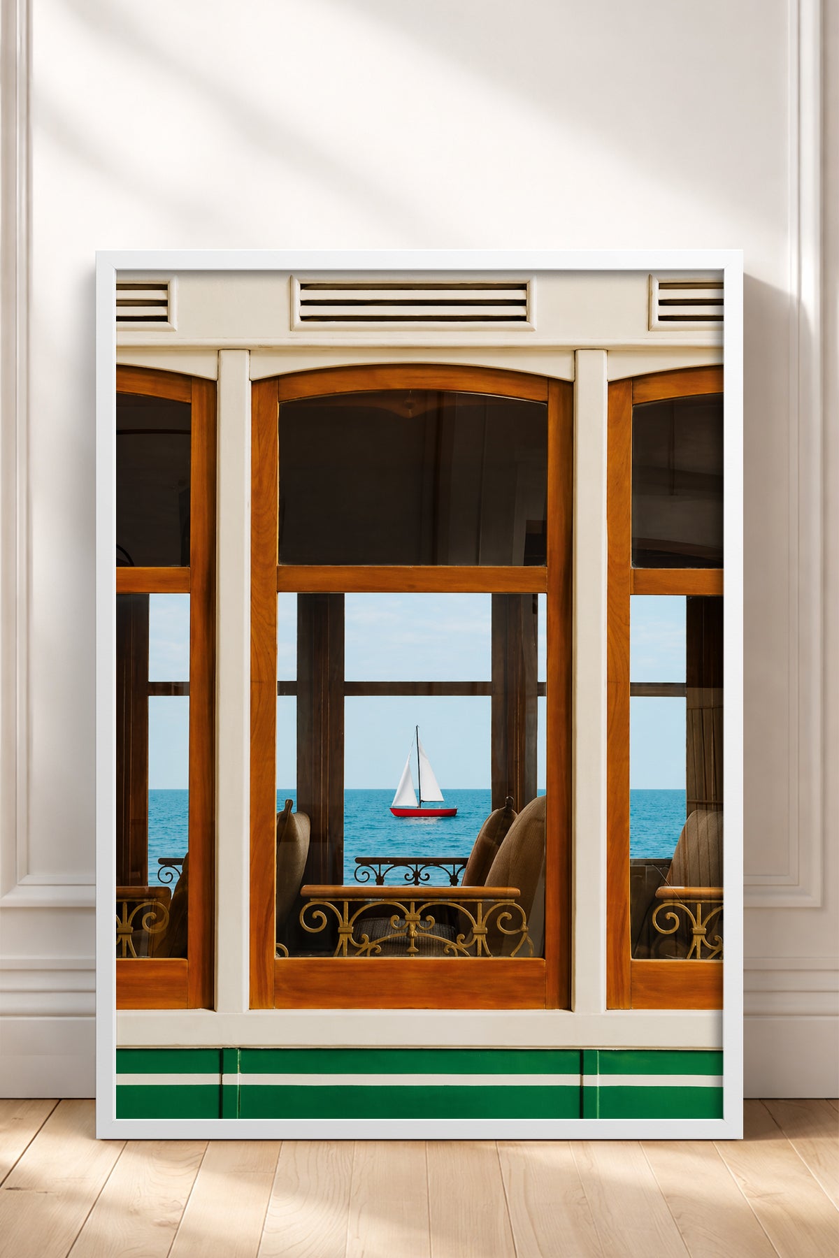 HOMEPACK Ahşap Çerçeveli Tablo Çerçeveli Poster Sanatsal Modern Duvar Dekoru BEK-8439