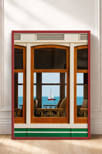 HOMEPACK Ahşap Çerçeveli Tablo Çerçeveli Poster Sanatsal Modern Duvar Dekoru BEK-8439