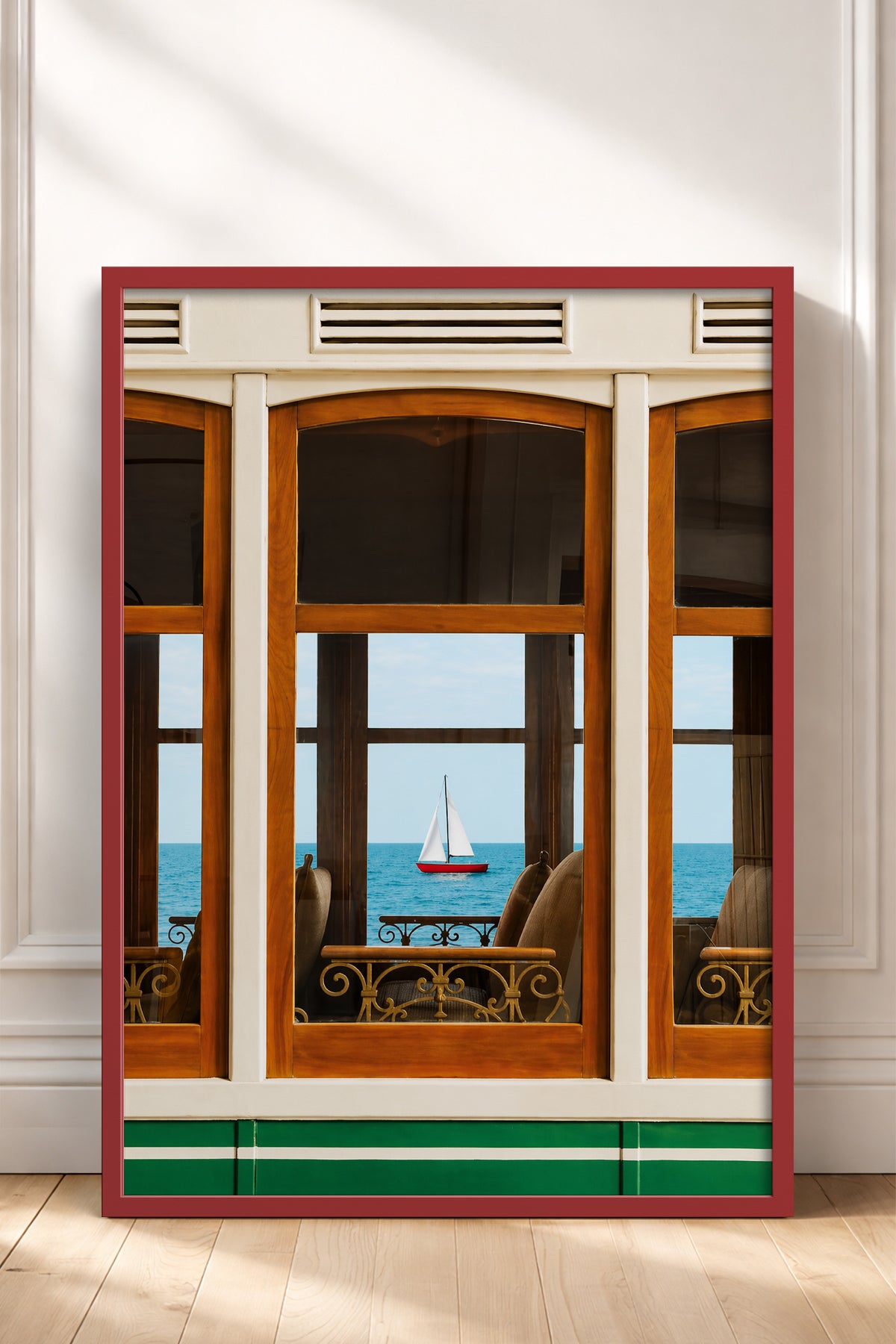 HOMEPACK Ahşap Çerçeveli Tablo Çerçeveli Poster Sanatsal Modern Duvar Dekoru BEK-8439