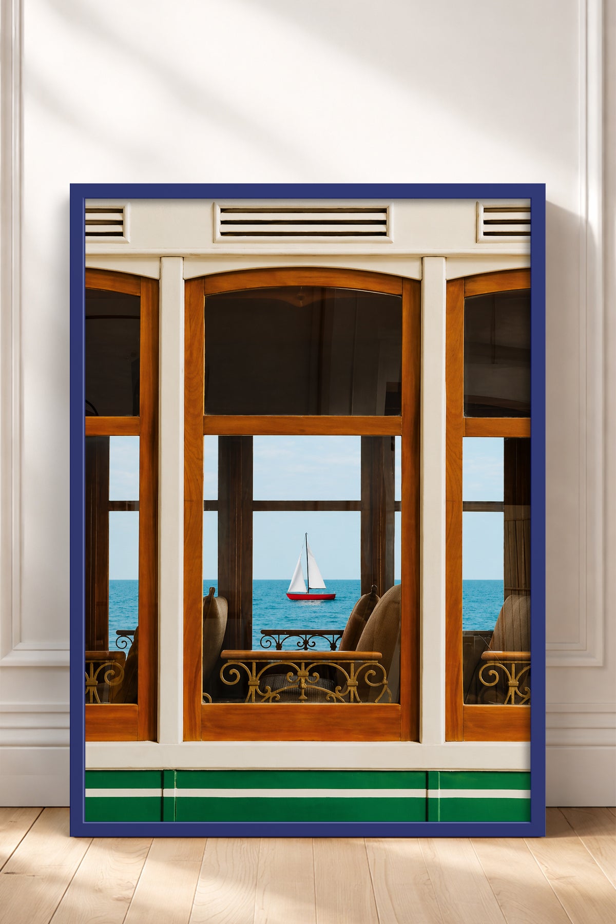 HOMEPACK Ahşap Çerçeveli Tablo Çerçeveli Poster Sanatsal Modern Duvar Dekoru BEK-8439