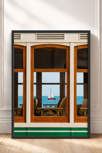 HOMEPACK Ahşap Çerçeveli Tablo Çerçeveli Poster Sanatsal Modern Duvar Dekoru BEK-8439