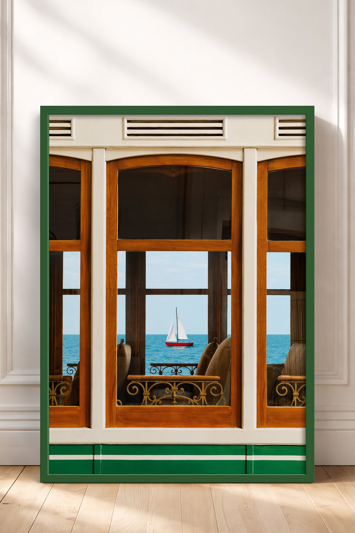 HOMEPACK Ahşap Çerçeveli Tablo Çerçeveli Poster Sanatsal Modern Duvar Dekoru BEK-8439