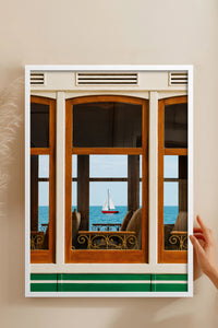 HOMEPACK Ahşap Çerçeveli Tablo Çerçeveli Poster Sanatsal Modern Duvar Dekoru BEK-8439