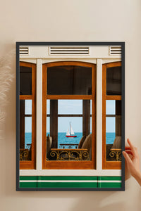 HOMEPACK Ahşap Çerçeveli Tablo Çerçeveli Poster Sanatsal Modern Duvar Dekoru BEK-8439