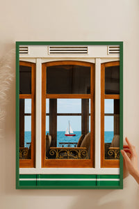 HOMEPACK Ahşap Çerçeveli Tablo Çerçeveli Poster Sanatsal Modern Duvar Dekoru BEK-8439