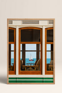 HOMEPACK Ahşap Çerçeveli Tablo Çerçeveli Poster Sanatsal Modern Duvar Dekoru BEK-8439