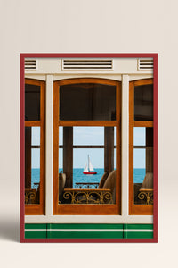 HOMEPACK Ahşap Çerçeveli Tablo Çerçeveli Poster Sanatsal Modern Duvar Dekoru BEK-8439