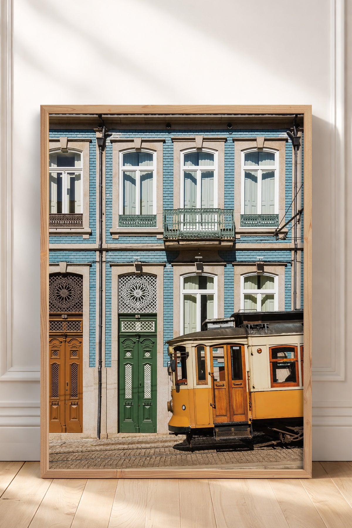 HOMEPACK Ahşap Çerçeveli Tablo Çerçeveli Poster Sanatsal Modern Duvar Dekoru BEK-8440