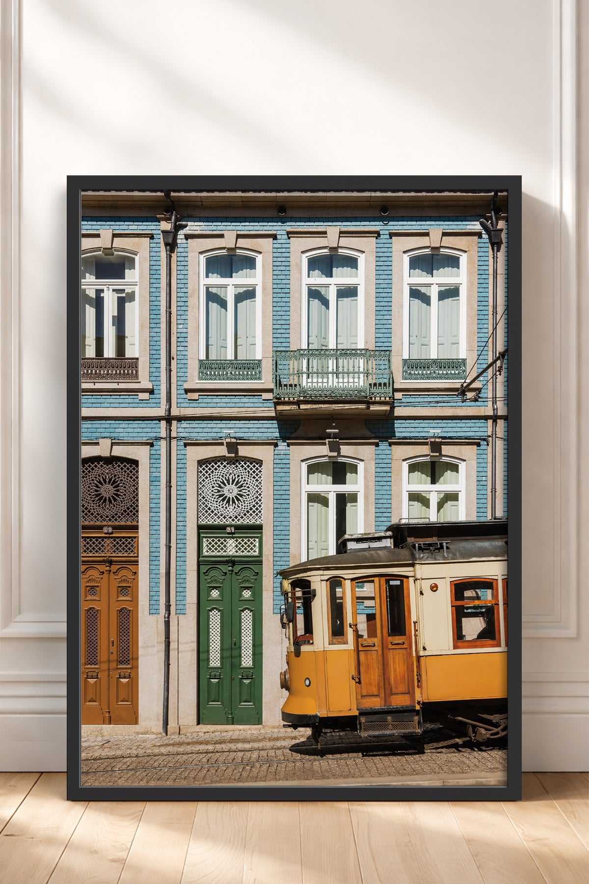 HOMEPACK Ahşap Çerçeveli Tablo Çerçeveli Poster Sanatsal Modern Duvar Dekoru BEK-8440