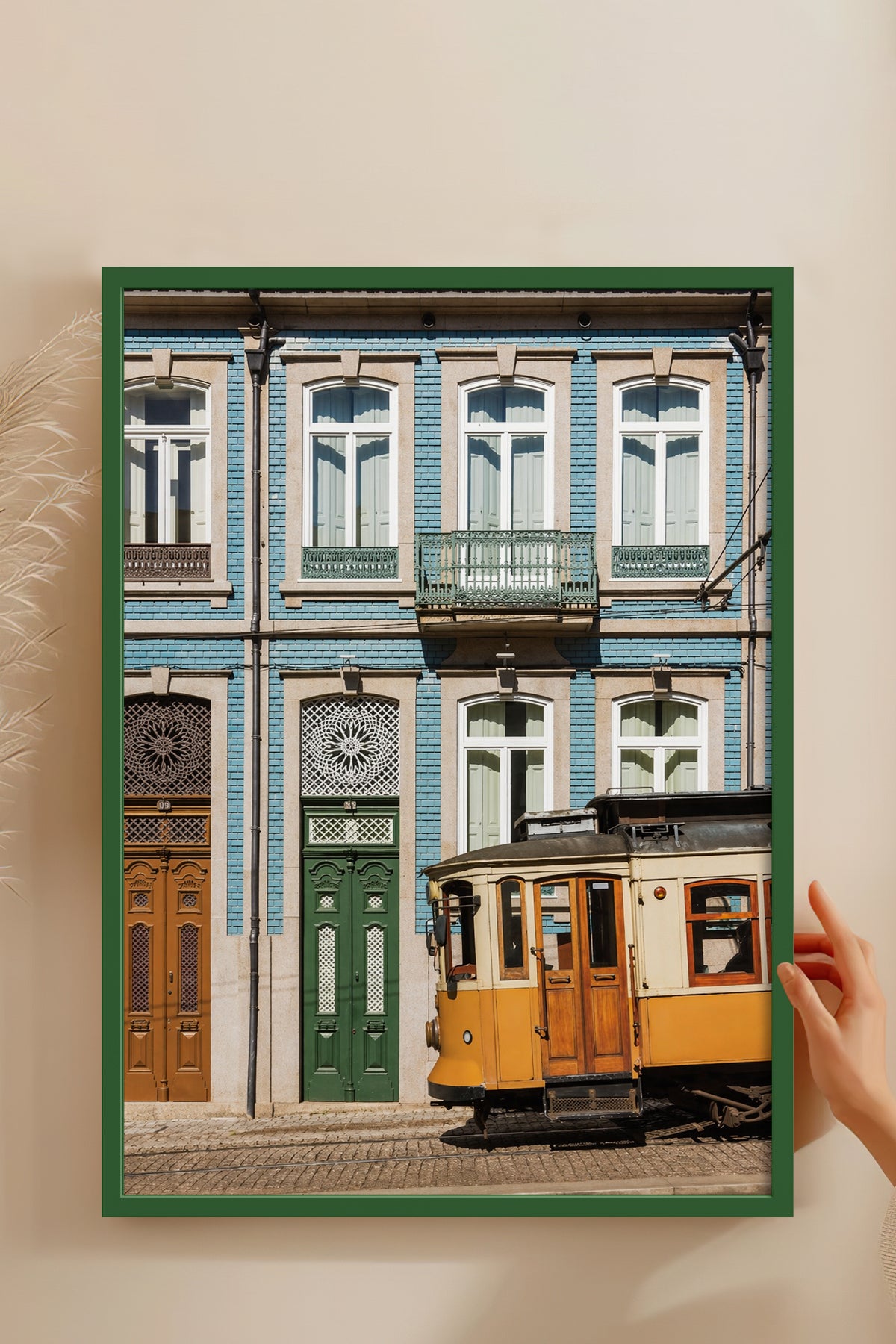 HOMEPACK Ahşap Çerçeveli Tablo Çerçeveli Poster Sanatsal Modern Duvar Dekoru BEK-8440