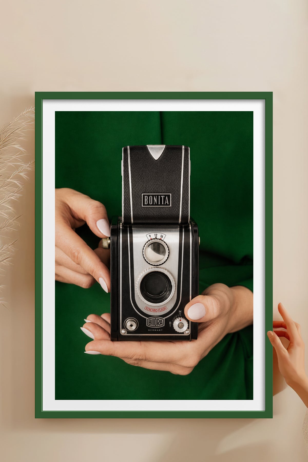 HOMEPACK Ahşap Çerçeveli Tablo Çerçeveli Poster Sanatsal Modern Duvar Dekoru BEK-8441