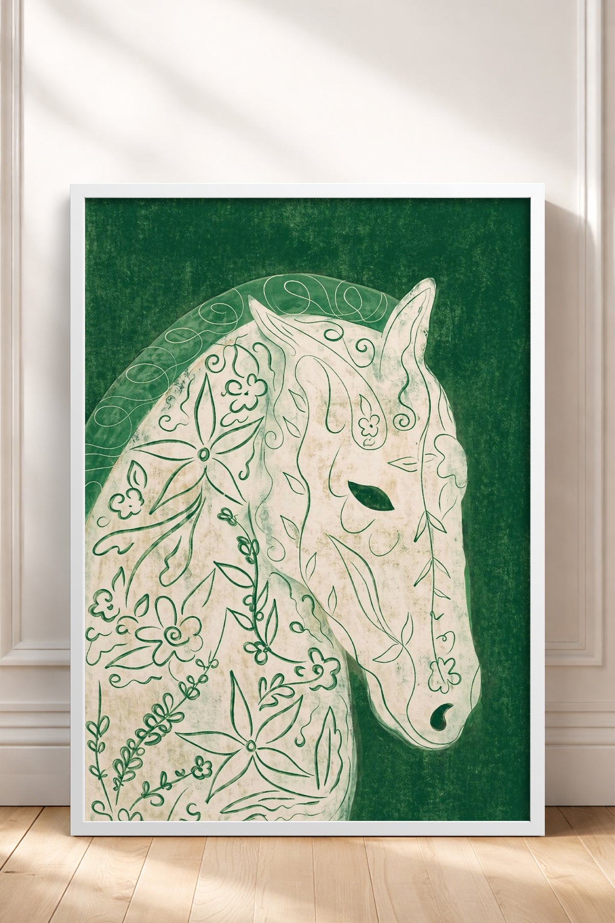 HOMEPACK Ahşap Çerçeveli Tablo Çerçeveli Poster Sanatsal Modern Duvar Dekoru BEK-8442
