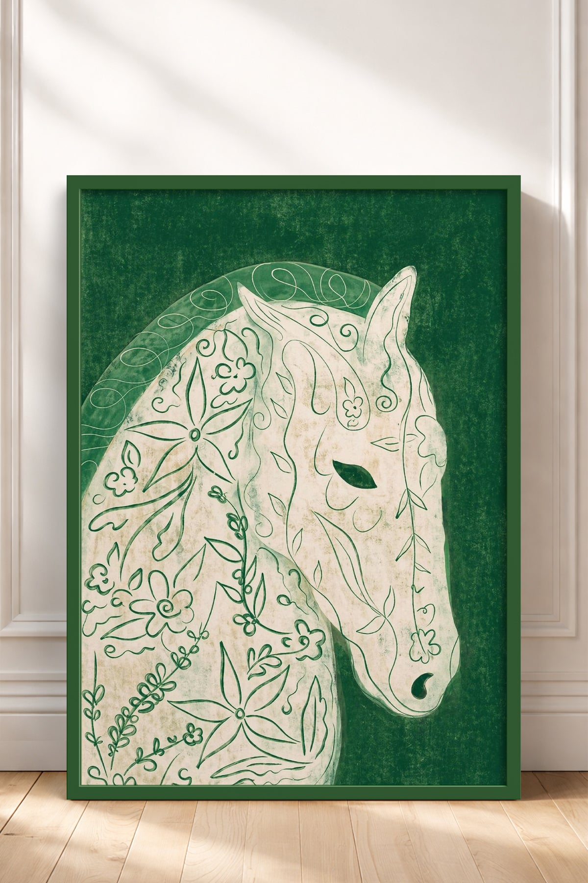 HOMEPACK Ahşap Çerçeveli Tablo Çerçeveli Poster Sanatsal Modern Duvar Dekoru BEK-8442