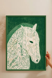 HOMEPACK Ahşap Çerçeveli Tablo Çerçeveli Poster Sanatsal Modern Duvar Dekoru BEK-8442