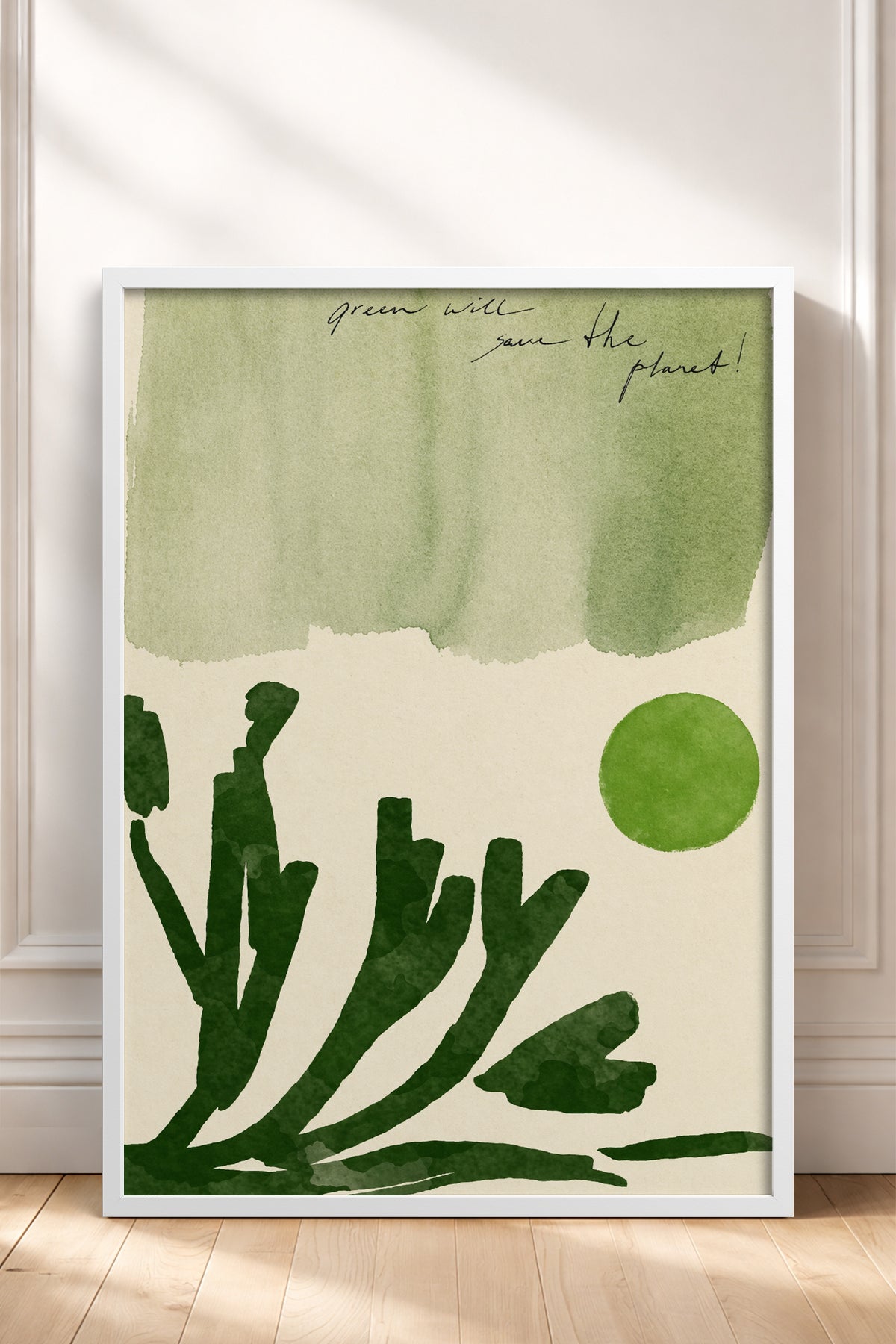 HOMEPACK Ahşap Çerçeveli Tablo Çerçeveli Poster Sanatsal Modern Duvar Dekoru BEK-8443