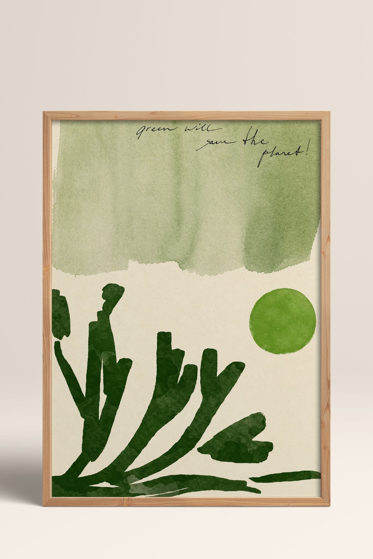 HOMEPACK Ahşap Çerçeveli Tablo Çerçeveli Poster Sanatsal Modern Duvar Dekoru BEK-8443