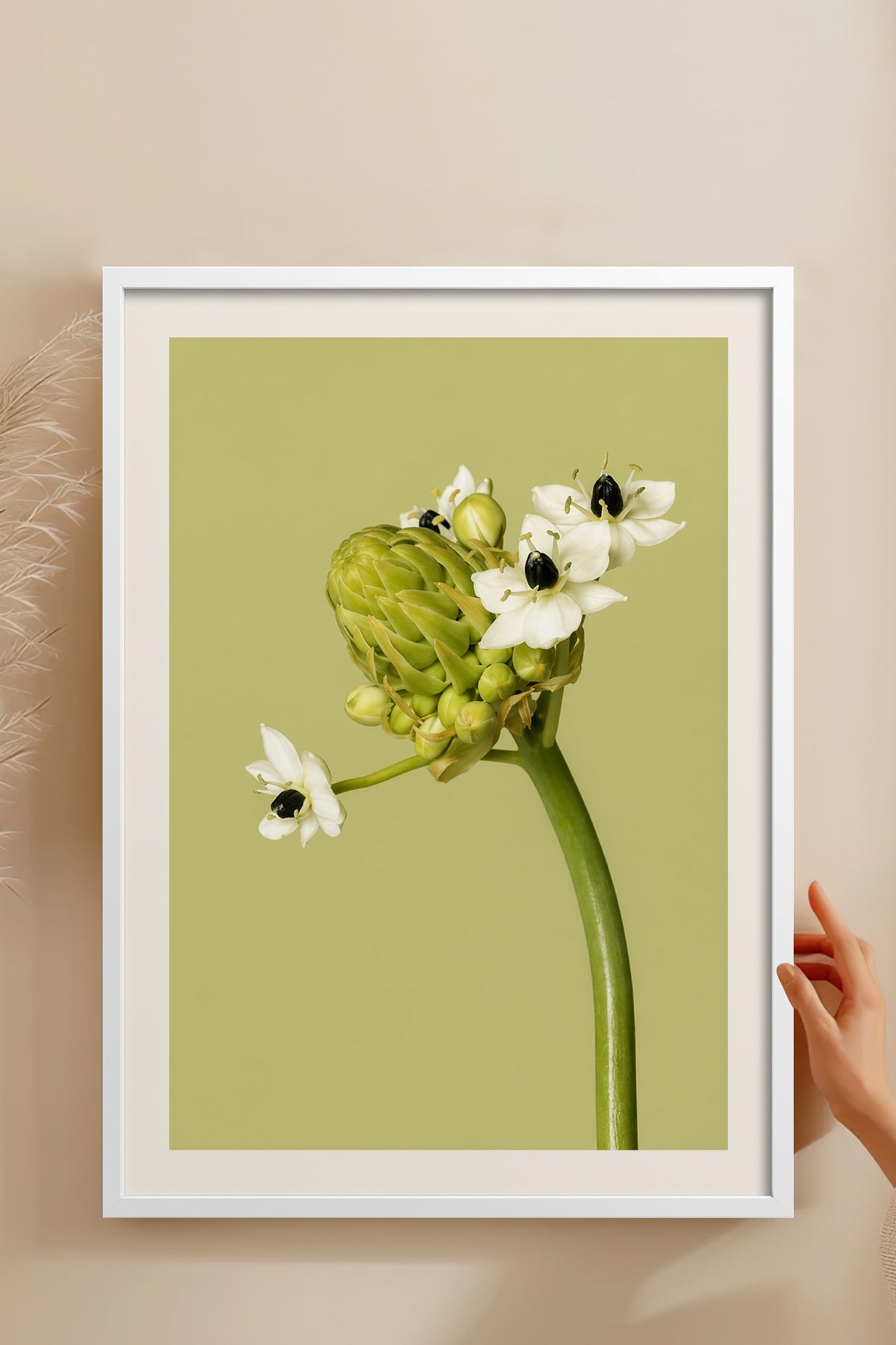 HOMEPACK Ahşap Çerçeveli Tablo Çerçeveli Poster Sanatsal Modern Duvar Dekoru BEK-8444