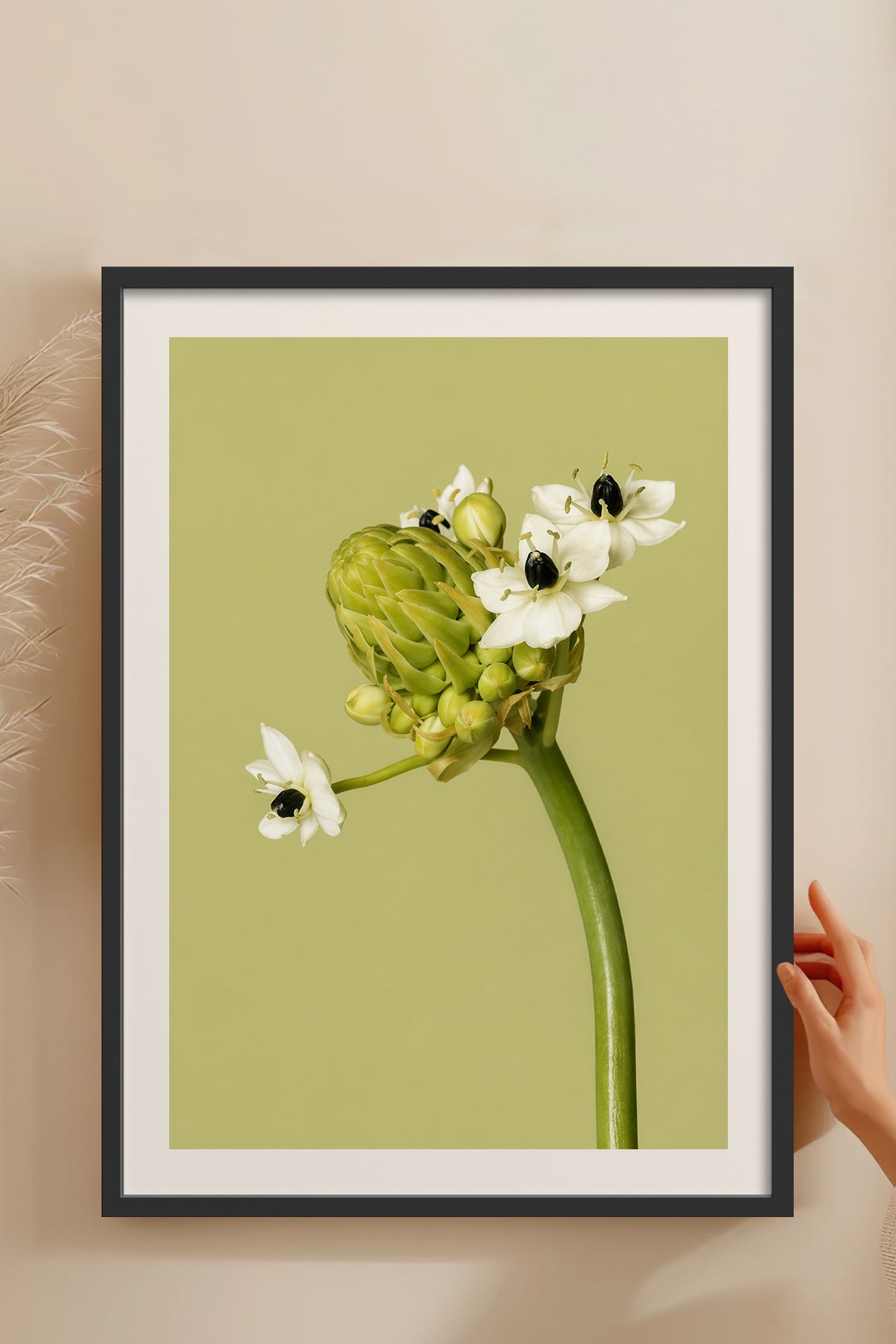 HOMEPACK Ahşap Çerçeveli Tablo Çerçeveli Poster Sanatsal Modern Duvar Dekoru BEK-8444