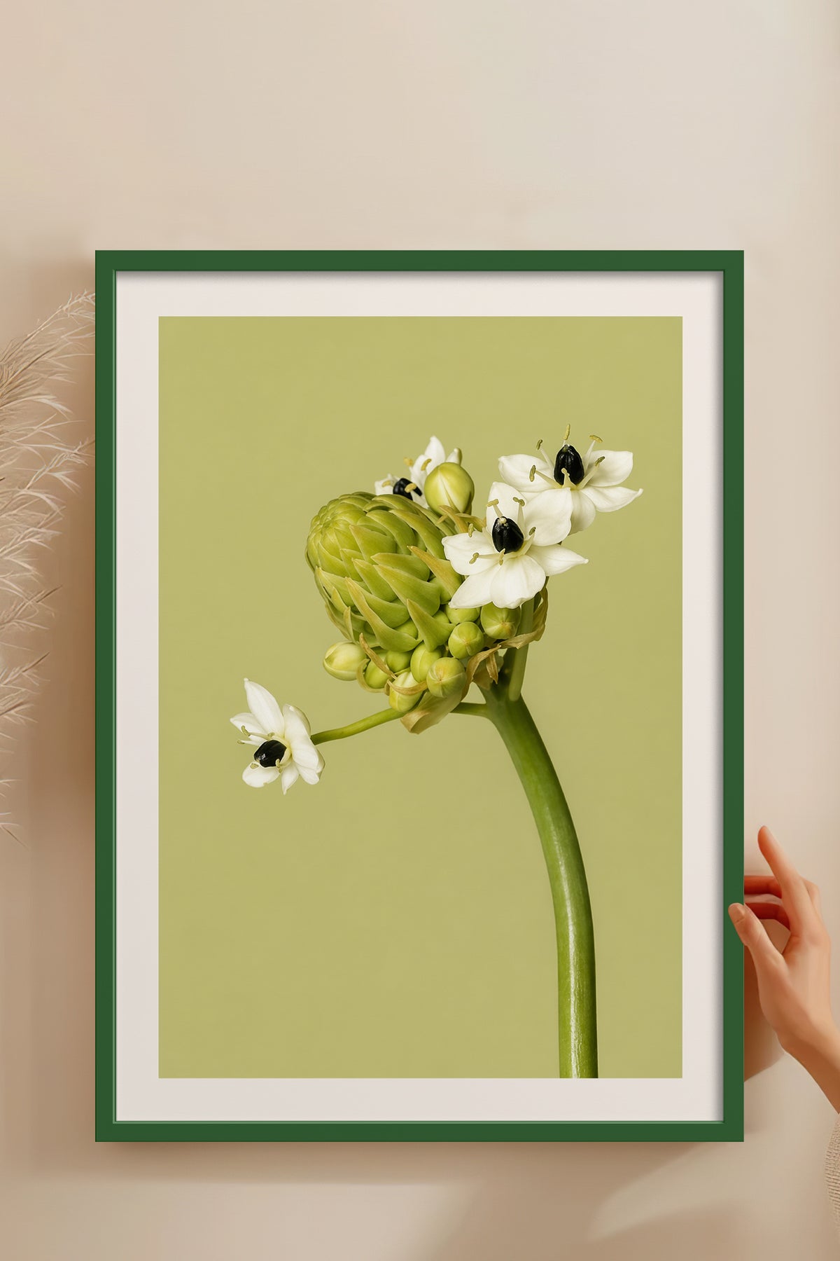HOMEPACK Ahşap Çerçeveli Tablo Çerçeveli Poster Sanatsal Modern Duvar Dekoru BEK-8444