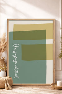 HOMEPACK Ahşap Çerçeveli Tablo Çerçeveli Poster Sanatsal Modern Duvar Dekoru BEK-8448