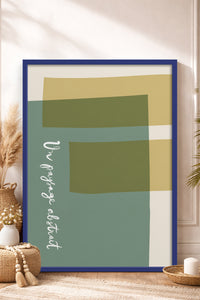 HOMEPACK Ahşap Çerçeveli Tablo Çerçeveli Poster Sanatsal Modern Duvar Dekoru BEK-8448