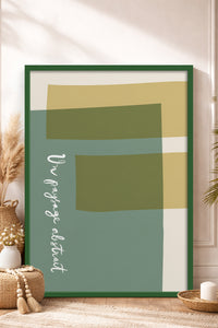 HOMEPACK Ahşap Çerçeveli Tablo Çerçeveli Poster Sanatsal Modern Duvar Dekoru BEK-8448