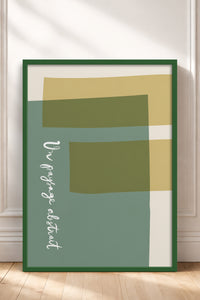 HOMEPACK Ahşap Çerçeveli Tablo Çerçeveli Poster Sanatsal Modern Duvar Dekoru BEK-8448