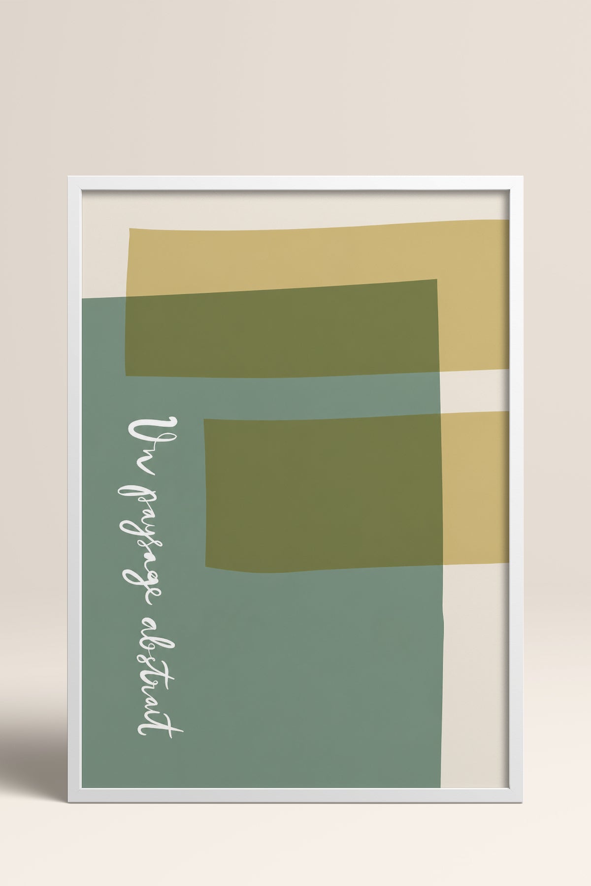 HOMEPACK Ahşap Çerçeveli Tablo Çerçeveli Poster Sanatsal Modern Duvar Dekoru BEK-8448
