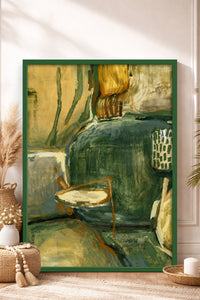 HOMEPACK Ahşap Çerçeveli Tablo Çerçeveli Poster Sanatsal Modern Duvar Dekoru BEK-8449