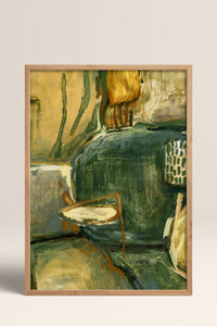 HOMEPACK Ahşap Çerçeveli Tablo Çerçeveli Poster Sanatsal Modern Duvar Dekoru BEK-8449