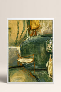 HOMEPACK Ahşap Çerçeveli Tablo Çerçeveli Poster Sanatsal Modern Duvar Dekoru BEK-8449