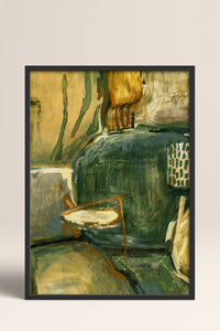 HOMEPACK Ahşap Çerçeveli Tablo Çerçeveli Poster Sanatsal Modern Duvar Dekoru BEK-8449