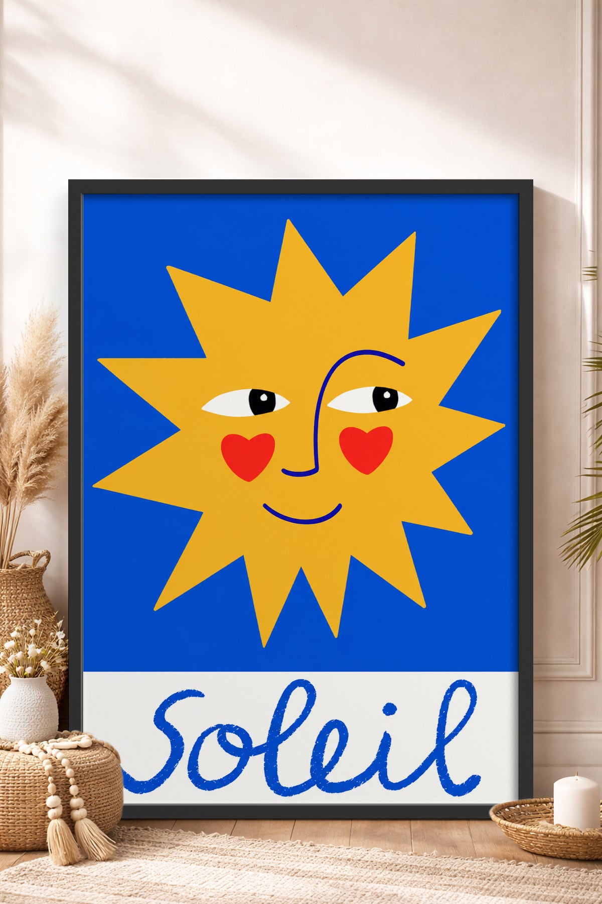HOMEPACK Ahşap Çerçeveli Tablo Çerçeveli Poster Sanatsal Modern Duvar Dekoru BEK-8450