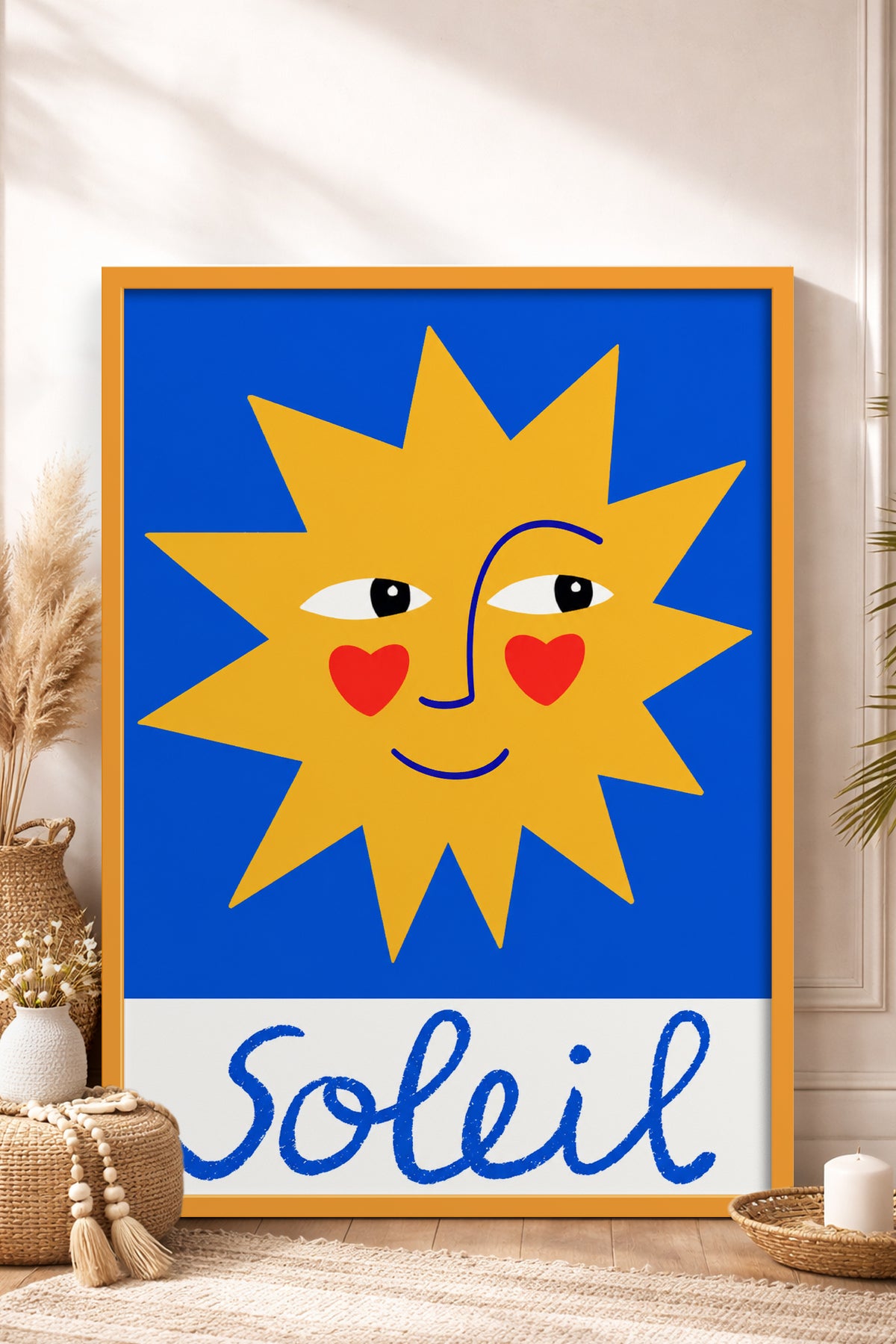 HOMEPACK Ahşap Çerçeveli Tablo Çerçeveli Poster Sanatsal Modern Duvar Dekoru BEK-8450