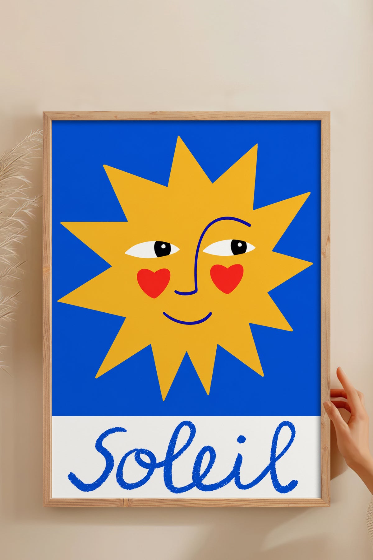 HOMEPACK Ahşap Çerçeveli Tablo Çerçeveli Poster Sanatsal Modern Duvar Dekoru BEK-8450