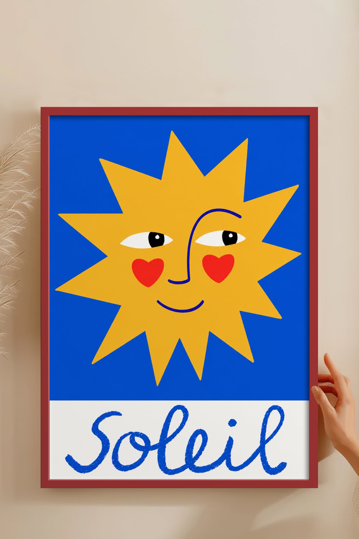 HOMEPACK Ahşap Çerçeveli Tablo Çerçeveli Poster Sanatsal Modern Duvar Dekoru BEK-8450
