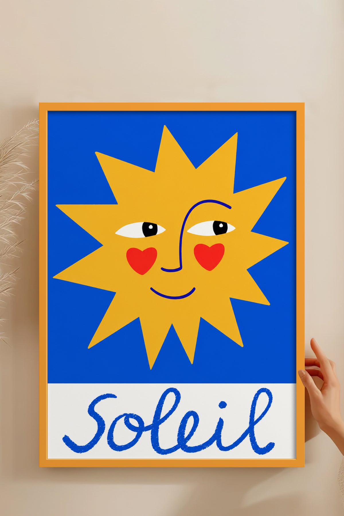 HOMEPACK Ahşap Çerçeveli Tablo Çerçeveli Poster Sanatsal Modern Duvar Dekoru BEK-8450