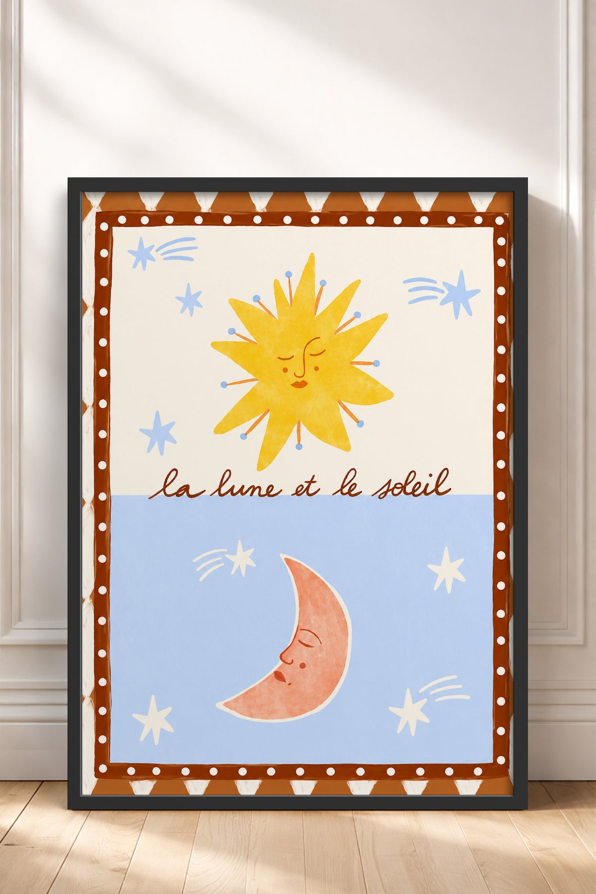 HOMEPACK Ahşap Çerçeveli Tablo Çerçeveli Poster Sanatsal Modern Duvar Dekoru BEK-8451