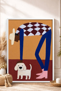 HOMEPACK Ahşap Çerçeveli Tablo Çerçeveli Poster Sanatsal Modern Duvar Dekoru BEK-8453