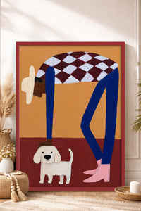HOMEPACK Ahşap Çerçeveli Tablo Çerçeveli Poster Sanatsal Modern Duvar Dekoru BEK-8453